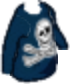 Jolly Roger Long Sleeve Dark Blue