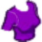Fitted Crop Top Purple