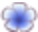Aloha Flower Clip Blue