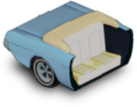 Ford Mustang Couch Back