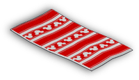 Mickey Beach Towel - Red