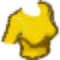 Fitted Crop Top Yellow