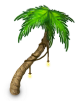 Summer Palm Tree with Lights