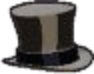 Haunted Mansion Top Hat Black