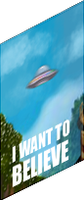 I Want to Believe Poster