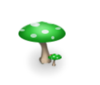 Mushroom Chair Green
