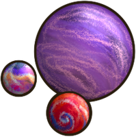Astro Orbiter Planet Purple
