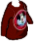 Retro Mickey Long Sleeve Dark Red