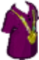 Shirt with Pin Lanyard Maroon