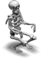 Skeleton Chair White