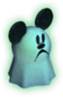 Halloween Mickey Ghost Blue