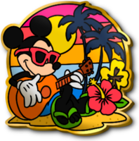 Summer Getaway Pin [1/5] - Mickey