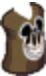 Emoticon Mickey Tank Brown