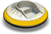 Flying Saucer Chair Color Yellow
