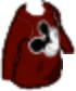 Mickey Long Sleeve Dark Red