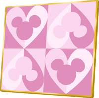 Valentine's Day Mickey Motif - Pink