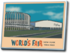 NYWF Postcard - Ford Pavilion