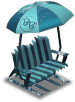 Blizzard Ski Chair Blue
