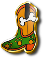 Cowboy Boot Pin - Pluto