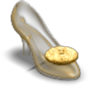 Glass Slipper Seat Gold