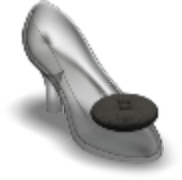 Glass Slipper Seat Color Black