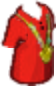 Shirt with Pin Lanyard Red