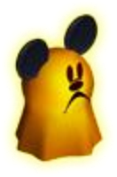 Halloween Mickey Ghost Orange