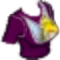 Tink Crop Top Dark Purple