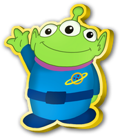Toy Story Pizza Planet Alien Pin