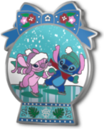 Christmas Snow Globe - Stitch and Angel