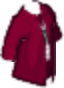Open Shirt Dark Red