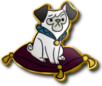 Cats and Dogs Pin - Percy