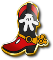 Cowboy Boot Pin - Mickey