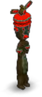 Tangaroa-Ru Tiki Idol Color Red