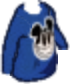Emoticon Mickey Long Sleeve Blue
