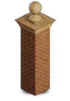 Haunted Mansion Brick Column