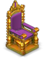 Princess Throne Purple