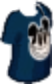 Emoticon Mickey T-Shirt Dark Blue