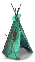 Tom Sawyer's Island Tee Pee Color Cyan