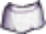 Plain Mini Skirt White