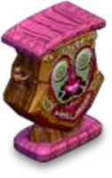 Tiki Totem Pink