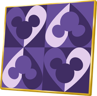 Valentine's Day Mickey Motif - Purple