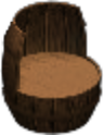 Barrel Seat Color Brown