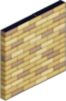 Main Street Facades - Yellow Brick Wall