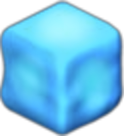 Ice Cube Chair Frosty Blue