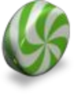 Standing Mint Block Green