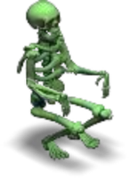 Skeleton Chair Green