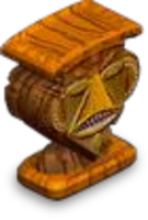 Tiki Totem Orange