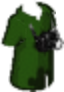 Mickey Shirt with Camera Dark Green