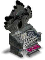 Grand Ballroom Ghostly Organ Color Magenta